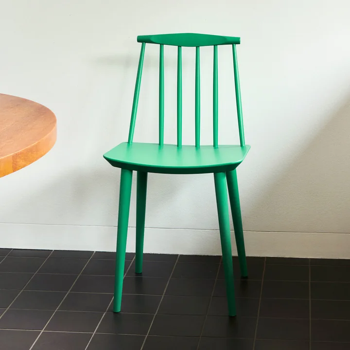 J77 Chair, jade grün von HAY