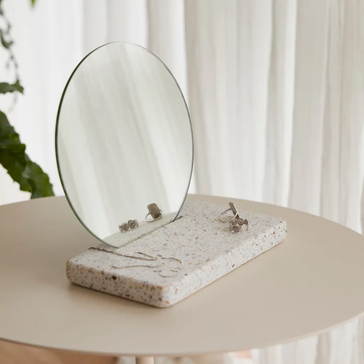 Humdakin - Terrazzo Tischspiegel