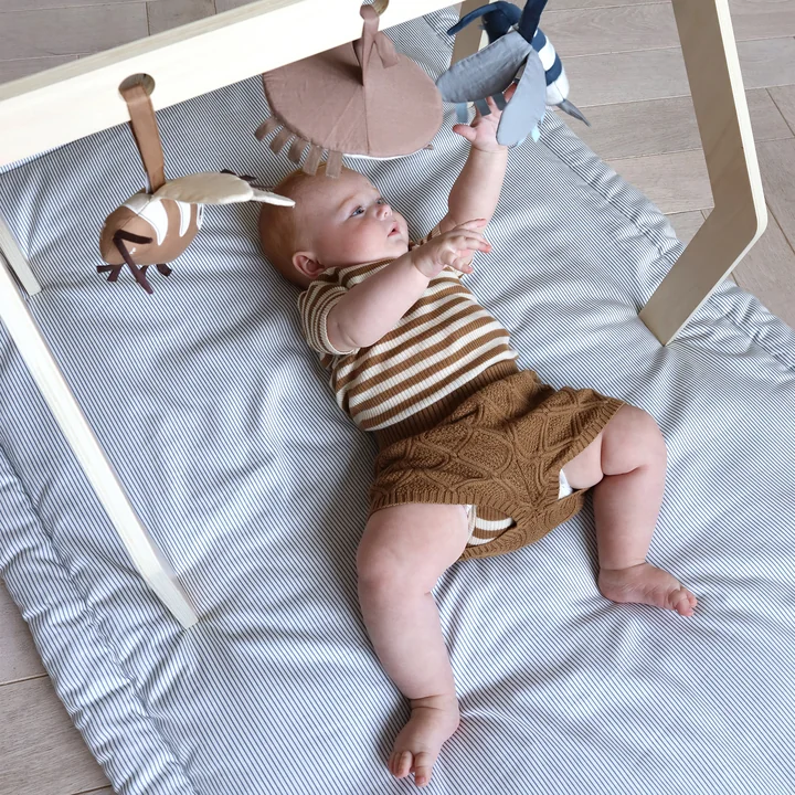 Cam Cam Copenhagen - Decke, 90 x 120 cm, OCS classic stripes blue