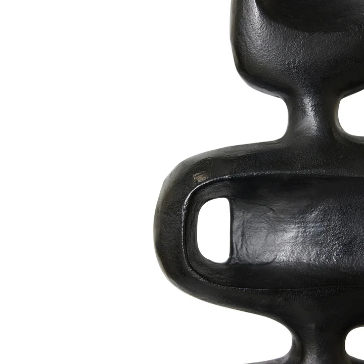 Aluminium Skulptur, heavy black von HKliving