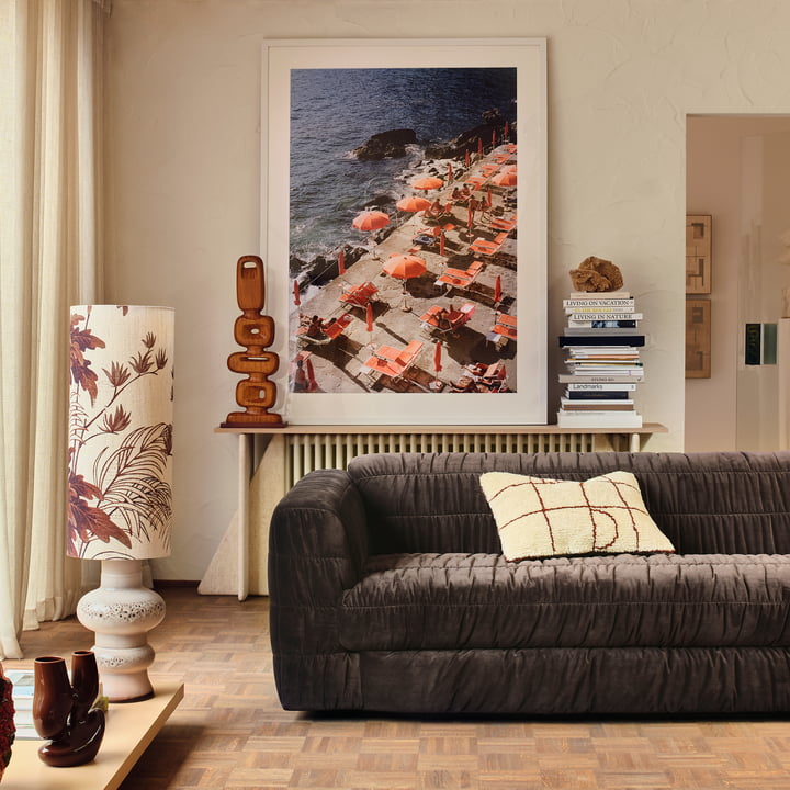 Holz Skulptur und Amalfi Fotografie, L / 105 x 145 cm von HKliving