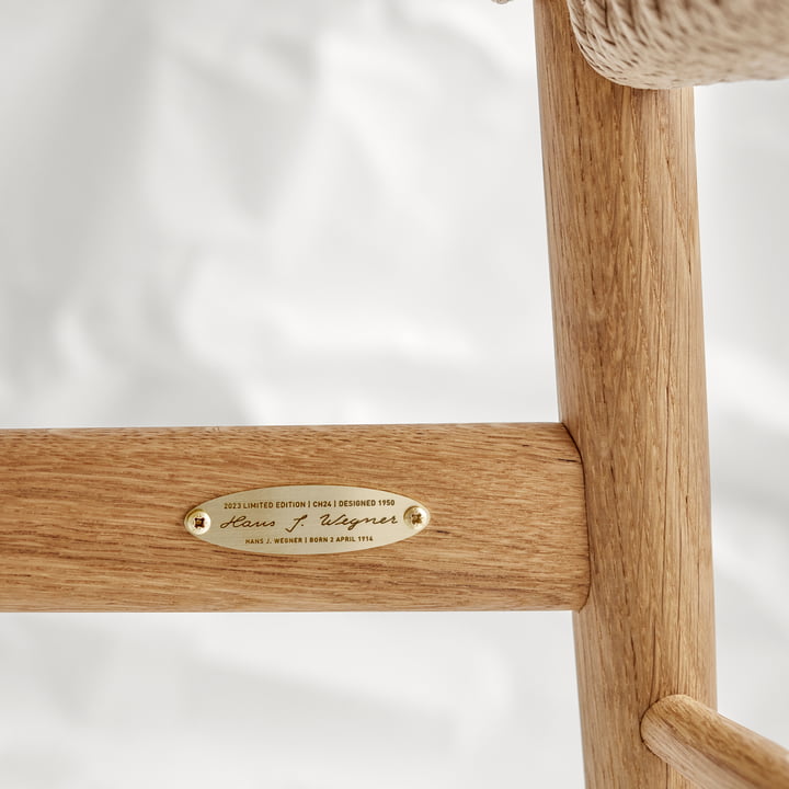 Carl Hansen - CH24 Wishbone Chair, Eiche geölt / Naturgeflecht