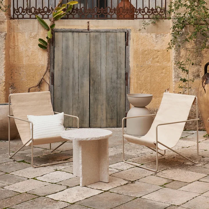 Desert Lounge Chair, cashmere / cloud von Ferm Living
