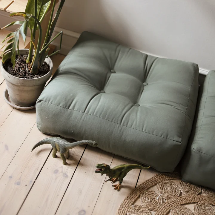More Pouf von Karup Design in der Ausführung olivgrün