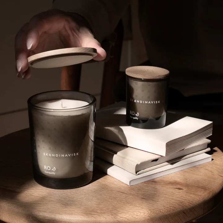 Duftkerze mit Deckel von By Nord