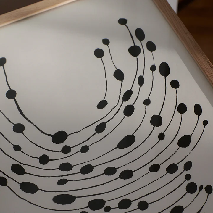 Dancing Dots von Leise Dich Abrahamsen von The Poster Club