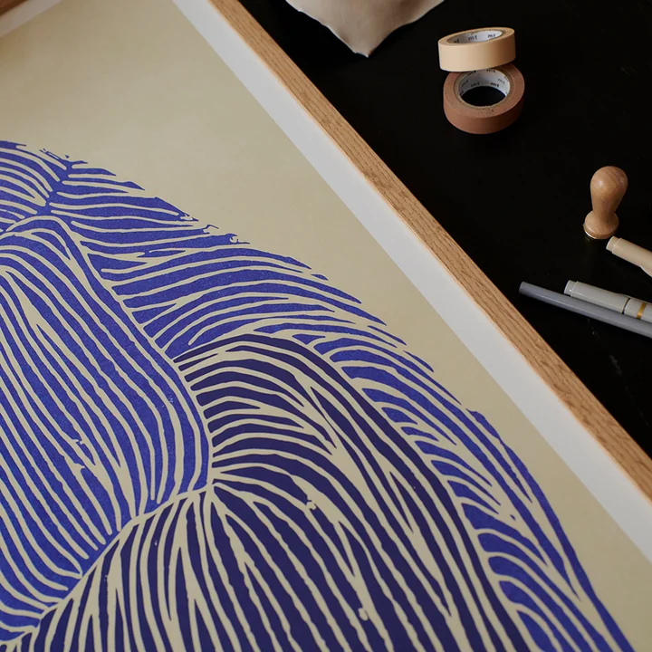 Deep Blue von Rebecca Hein von The Poster Club