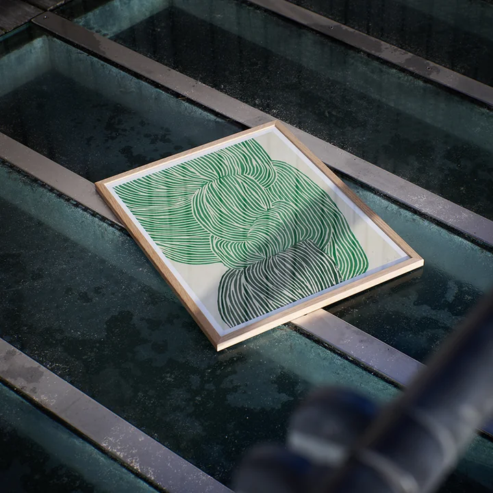 Green Ocean von Rebecca Hein von The Poster Club