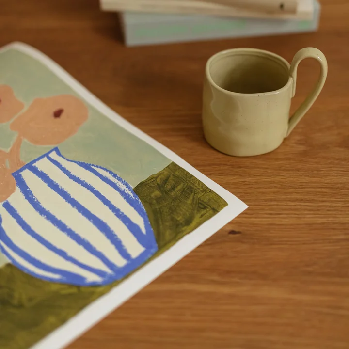 Pink Flowers von Carla Llanos von The Poster Club