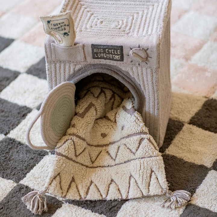 Spiel- und Aufbewahrungskorb, Waschmaschine, natur von Lorena Canals