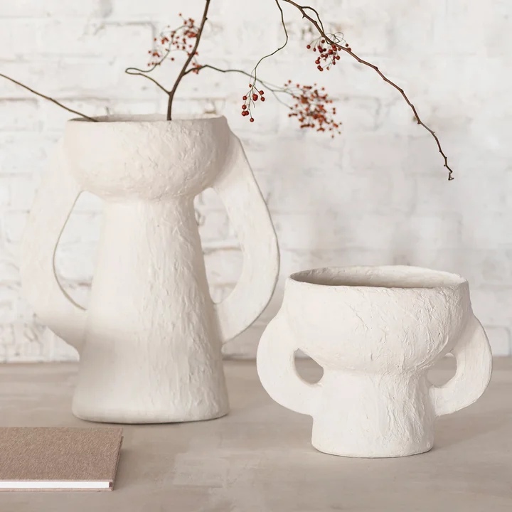 Earth Vase von Serax in der Farbe weiß