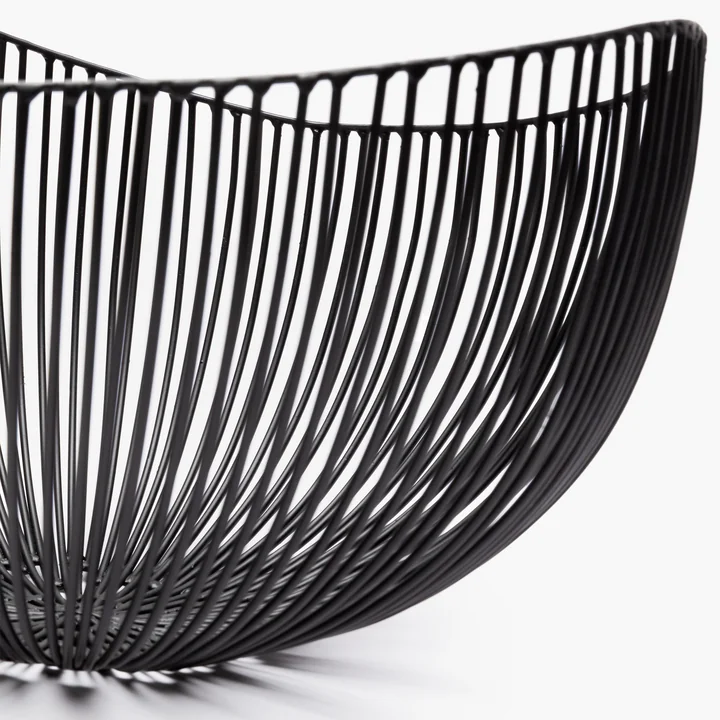 Tale Korb von Serax in der Farbe schwarz
