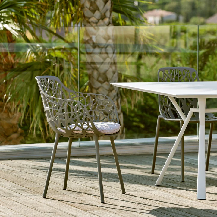 Fast - Radice Quadra Esstisch Forest Armlehnstuhl