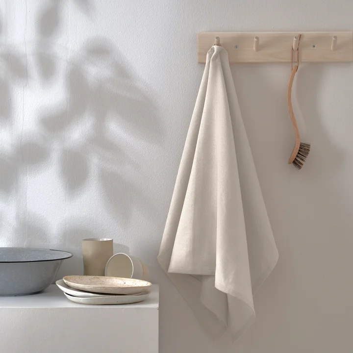 Geschirrhandtuch, 53 x 86 cm, stone von The Organic Company