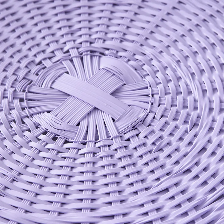 POLSPOTTEN - Bakkie Korb, rund, flieder