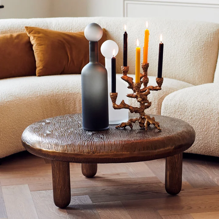 POLSPOTTEN - Bubbles & Bottles Karaffe, matt schwarz & weiß 