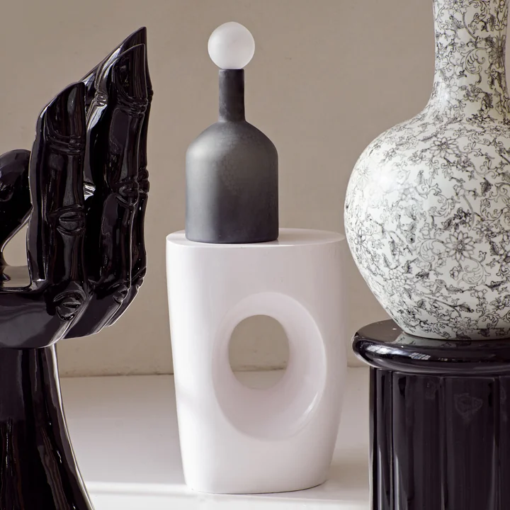 POLSPOTTEN - Bubbles & Bottles Karaffe, matt schwarz 