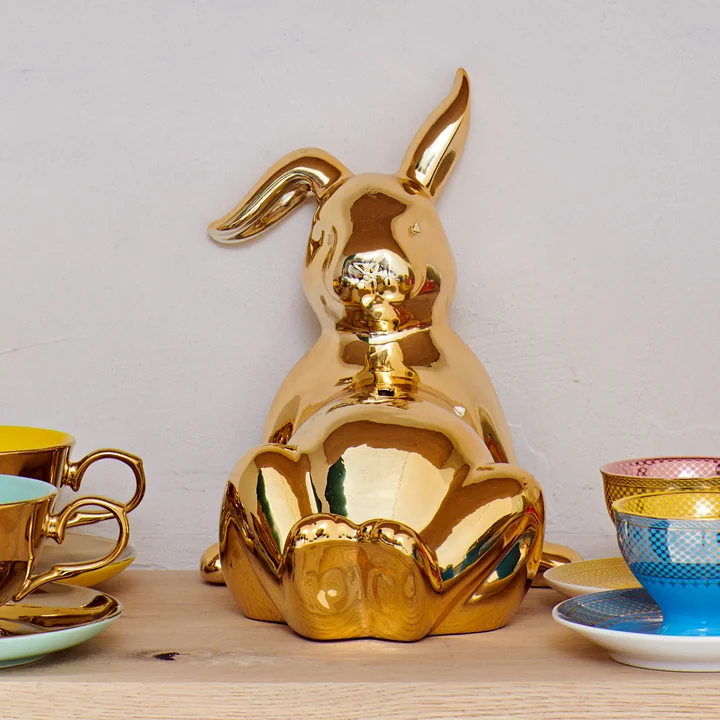 POLSPOTTEN - Bunny Belly Spardose, gold