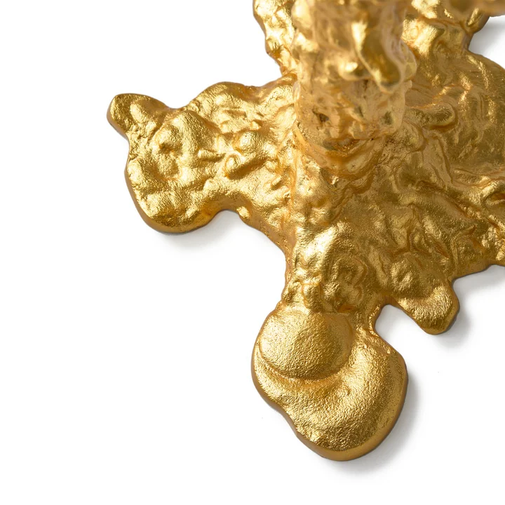 POLSPOTTEN - Drip Kerzenständer, 4-armig, gold