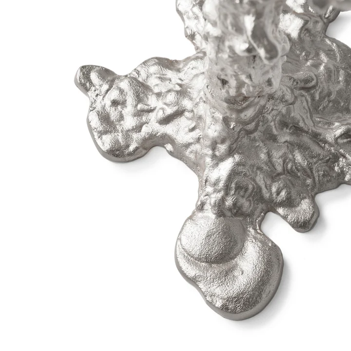 POLSPOTTEN - Drip Kerzenständer, 4-armig, silber