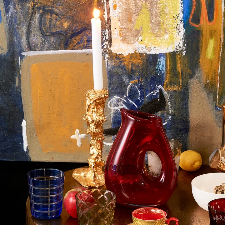 POLSPOTTEN - Drip Kerzenständer, L, gold