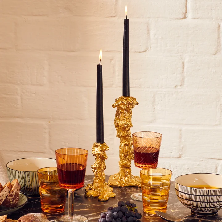 POLSPOTTEN - Drip Kerzenständer, gold