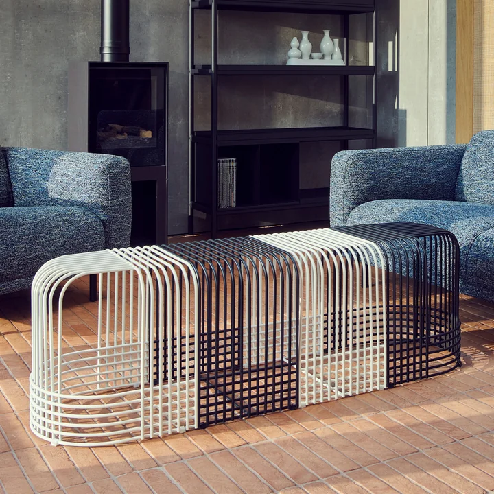 POLSPOTTEN - Drop Hocker, weiß