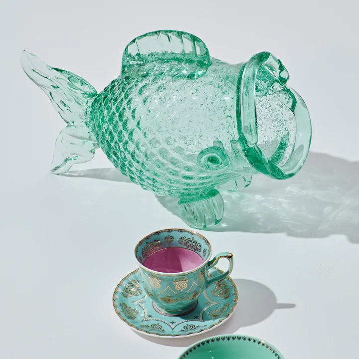 POLSPOTTEN - Fat Fish Vorratsglas, grün