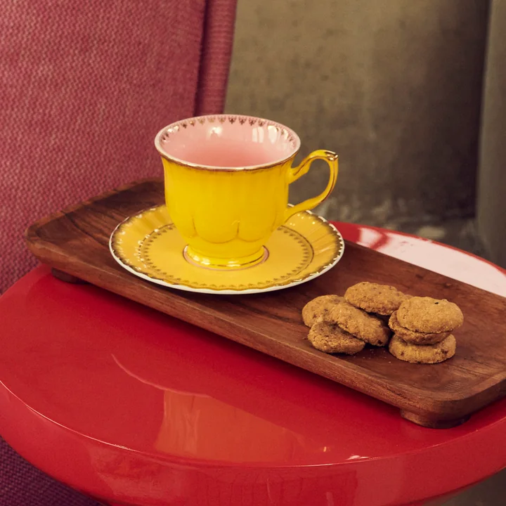 POLSPOTTEN - Grandpa Tasse mit Untertasse, mehrfarbig