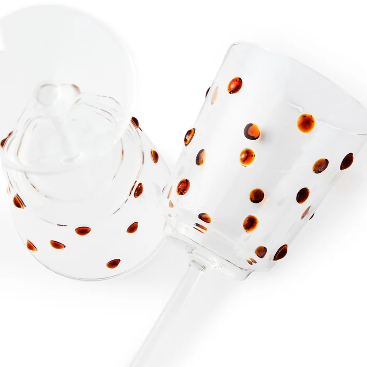 Nob Weinglas, H 20 cm, gelb (2er-Set) von POLSPOTTEN