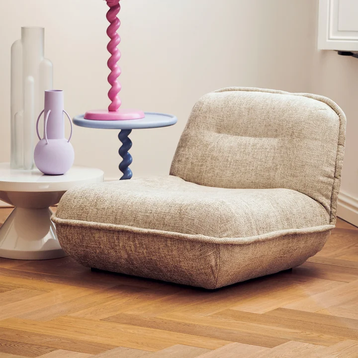 Puff Lounge Sessel, weiß von POLSPOTTEN