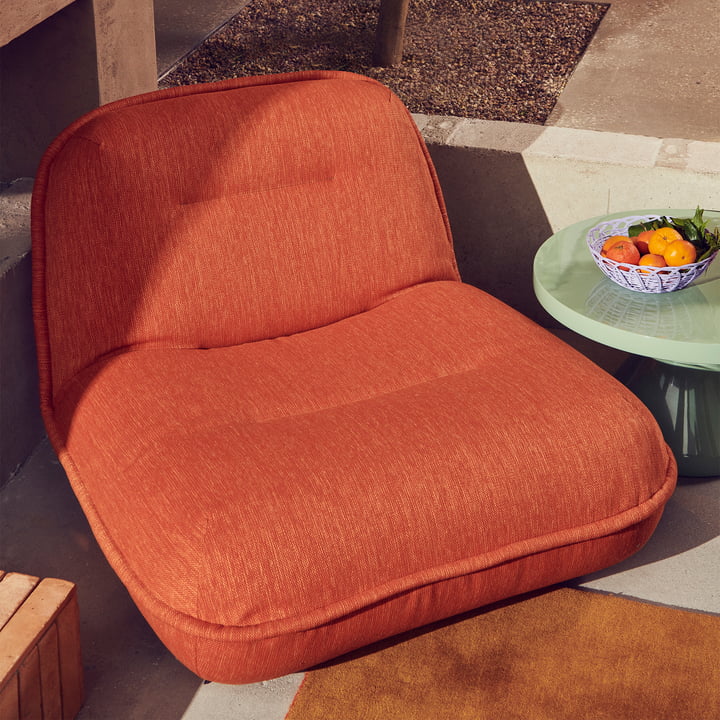 Puff Love Seat, L 130 cm, orange von Pols Potten