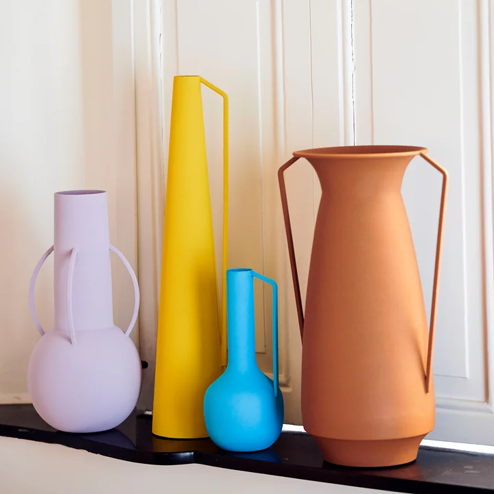 Roman Vase, bunt matt (4er-Set) von Pols Potten