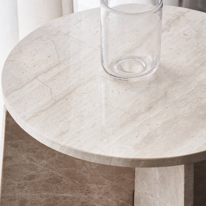 Marb Beistelltisch von House Doctor in der Farbe beige