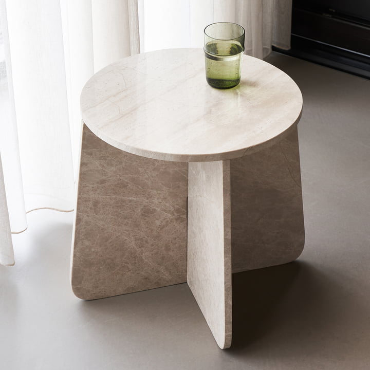 Marb Beistelltisch von House Doctor in der Farbe beige
