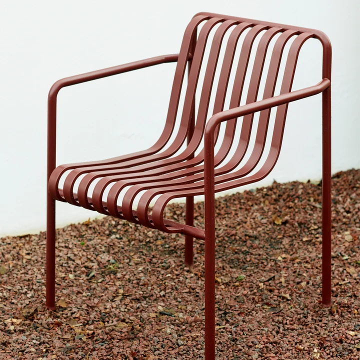 HAY - Palissade Dining Armchair, iron red