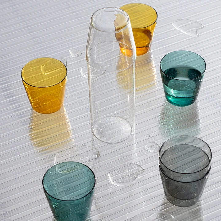 NINE - Milk Trinkglas und Karaffe