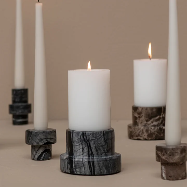 Marble Kerzenhalter von Mette Ditmer