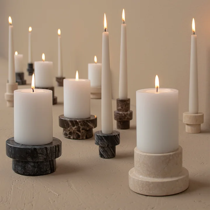 Marble Kerzenhalter von Mette Ditmer