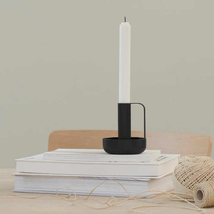 Stelton - Ida Kerzenständer, schwarz