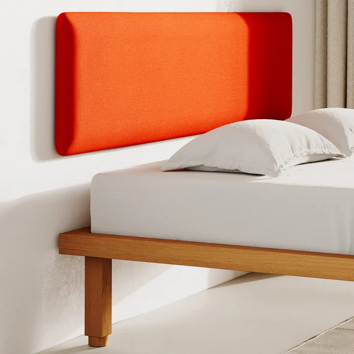 OUT Objekte unserer Tage - Frey Kopfteil, reinorange (Vidar 4 0542 by Kvadrat)