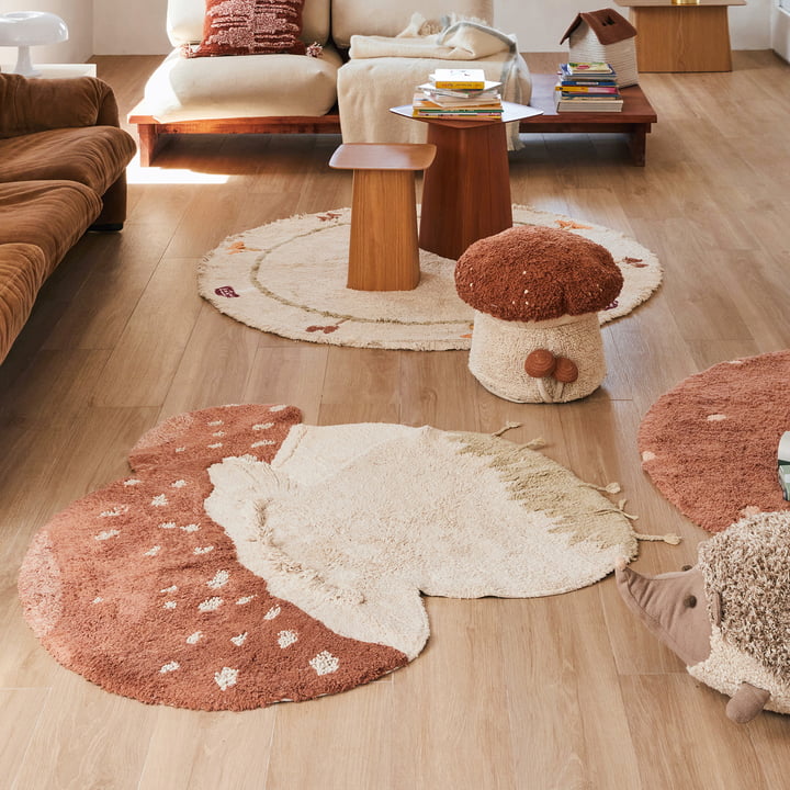 Fliegenpilz Pouf von Lorena Canals