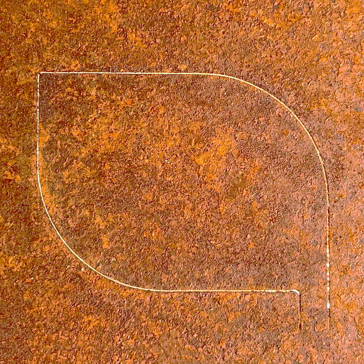 Frederik Roijé - Frame Vogelfutterstelle, corrosion brown