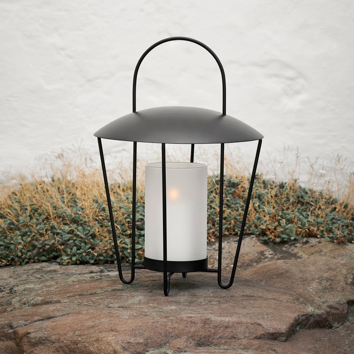 Abri Laterne, schwarz von Ferm Living