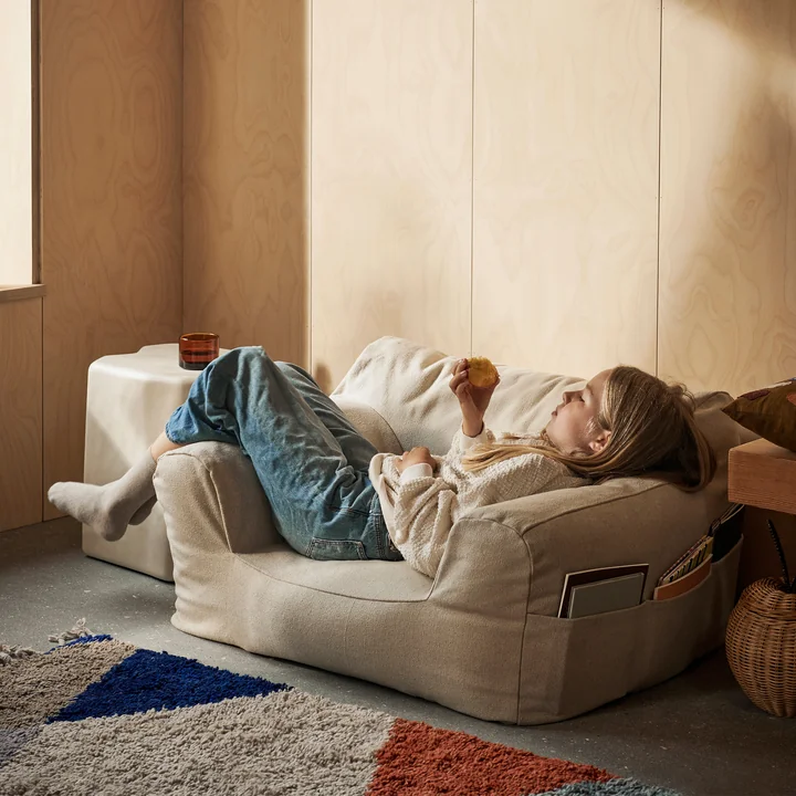 Billow Sitzsack, off-white von Ferm Living