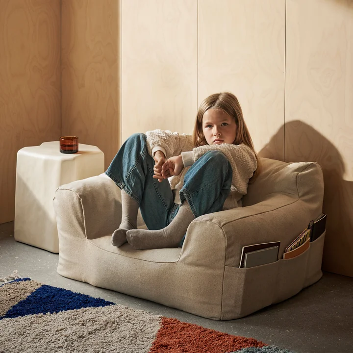 Billow Sitzsack, off-white von Ferm Living