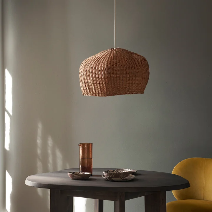 Ferm Living - Drape Lampenschirm M, Natur