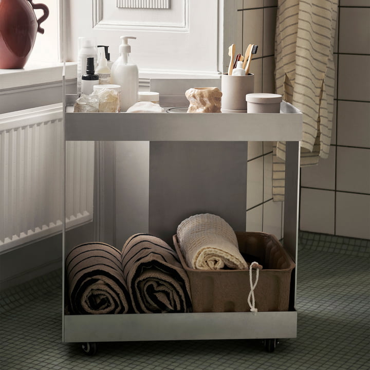 Lager Trolley, Aluminium von ferm Living