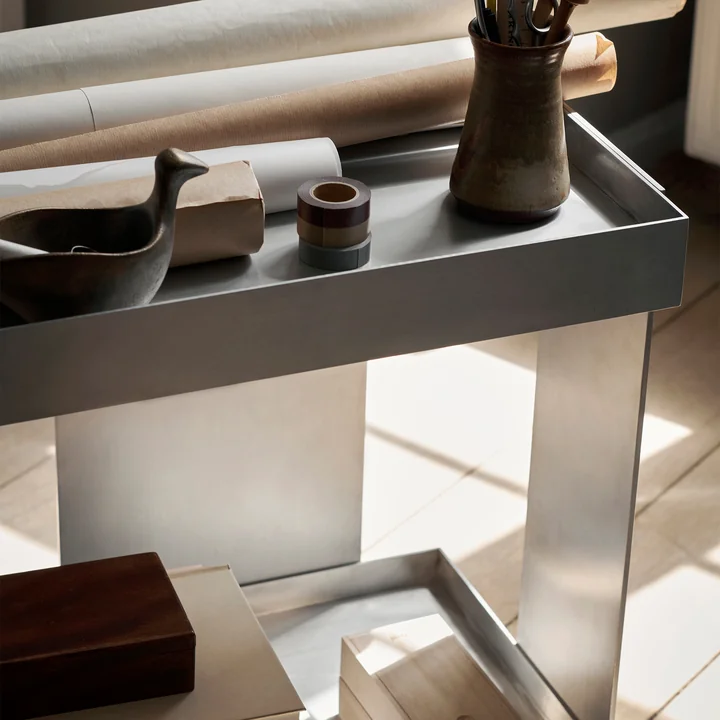 Lager Trolley, Aluminium von Ferm Living