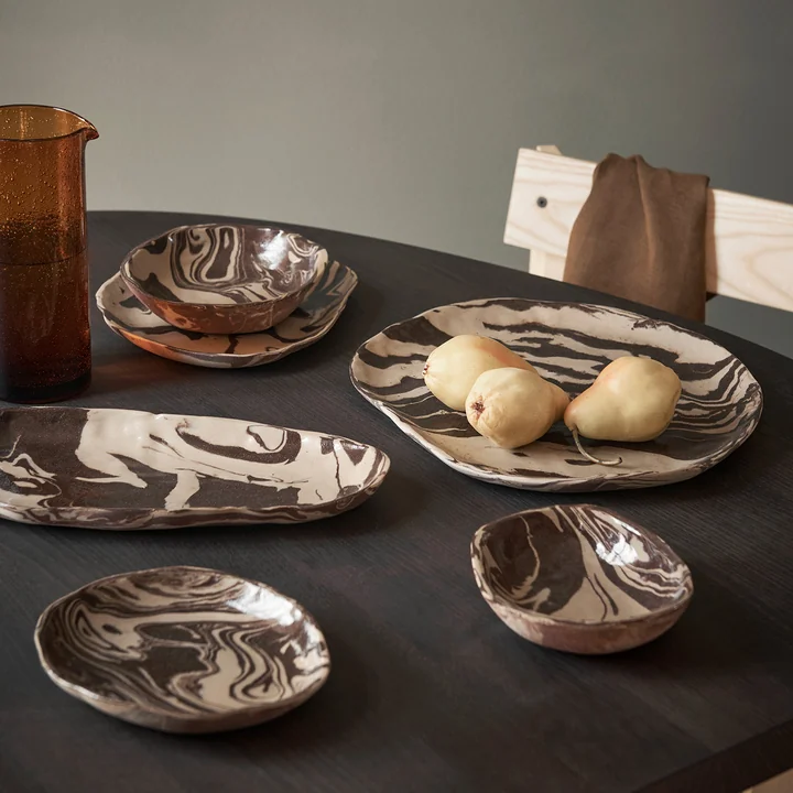 Ryu Teller und Schale von Ferm Living